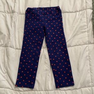 Blue with red polkadots jegging’s